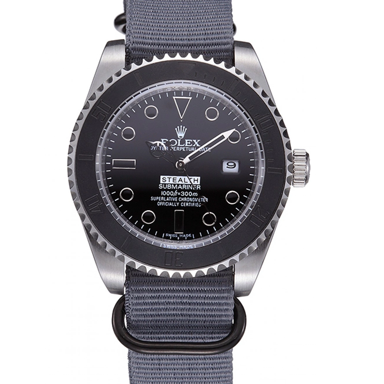 Aaa replica Submariner 621991 Rolex Stealth Grey 0613